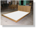 Bett in Eiche